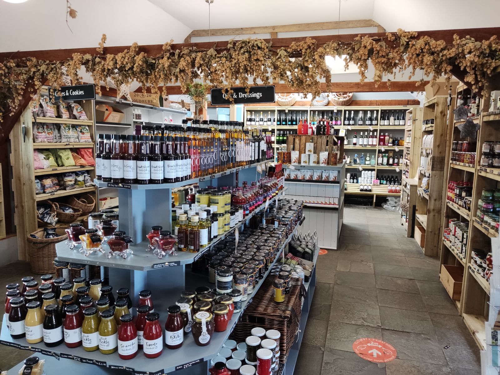 Taywell Farm Shop on the road to Goudhurst
